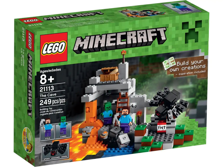 LEGO-Minecraft The Cave - 21113 (Nieuw in geopende doos)-tweedehands