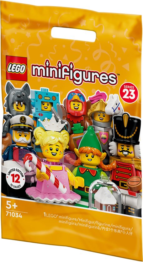 LEGO-Minifigures Serie 23 - 1 Zakje - 71034 (Nieuw)