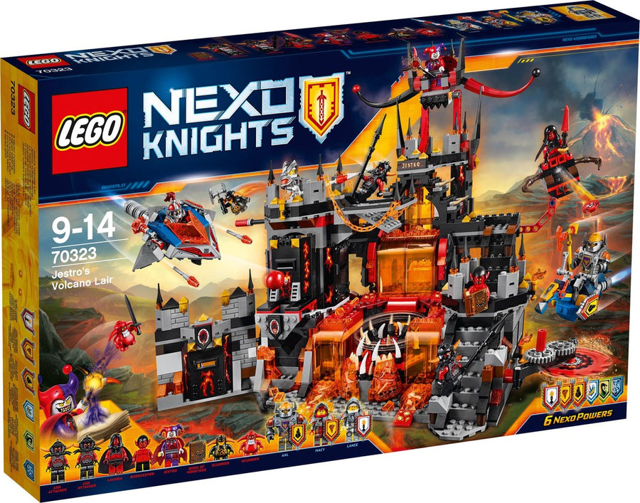 LEGO-NEXO KNIGHTS Jestro's Vulkaanbasis - 70323 (Nieuw)