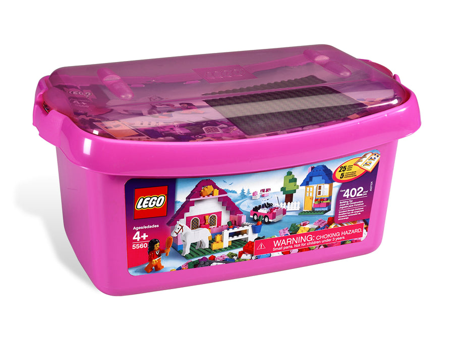 LEGO-Pink Brick Box Large - 5560 uit 2009 (Nieuw)