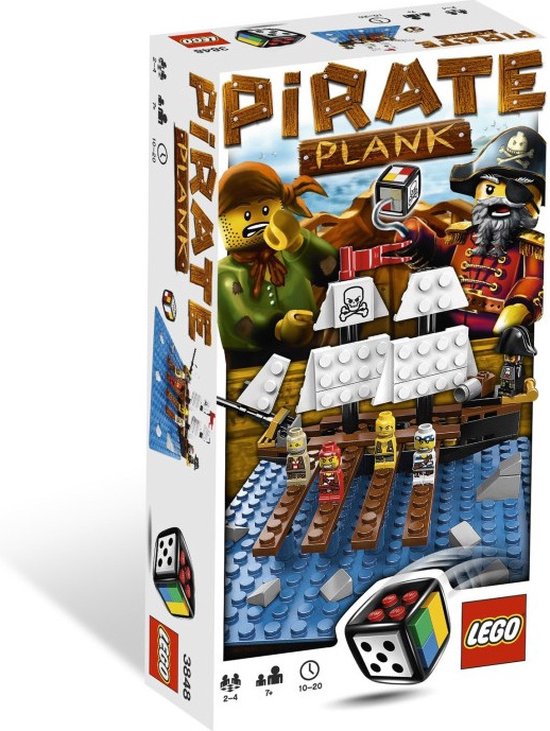 LEGO-Pirate Plank Bordspel - 3848 (Nieuw)