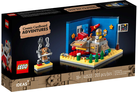 LEGO-Promotional Avonturen van de kartonnen Kinderraket - 40533 (Nieuw)