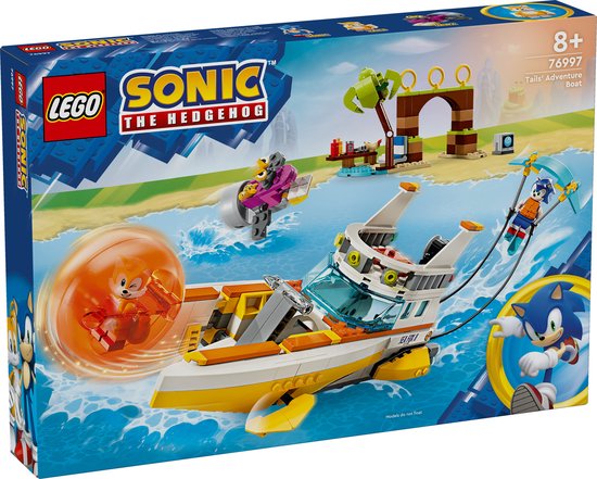LEGO-Sonic the Hedgehog™ - Tails' avonturenboot - 76997 (Nieuw)