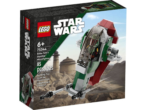 LEGO-Star Wars: Boba Fett's sterrenschip Microfighter - 75344 (Nieuw)