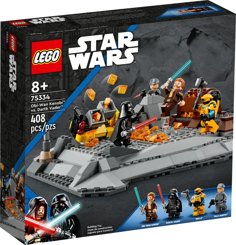 LEGO-Star Wars Obi-Wan Kenobi™ vs. Darth Vader™ - 75334 (Nieuw)