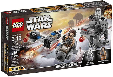 LEGO-Star Wars Ski Speeder vs. First Order Walker Microfighters - 75195 (Nieuw)
