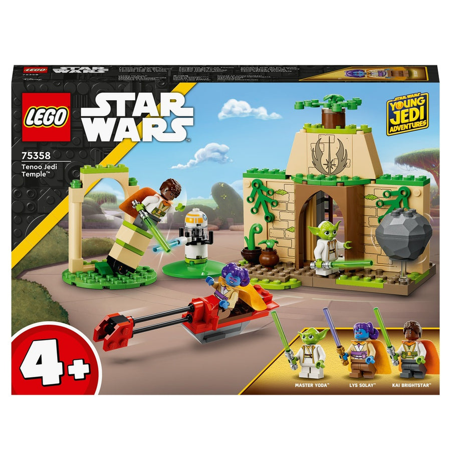 LEGO-Star Wars Tenoo Jedi Tempel Set met Yoda Figuur - 75358 (Nieuw)