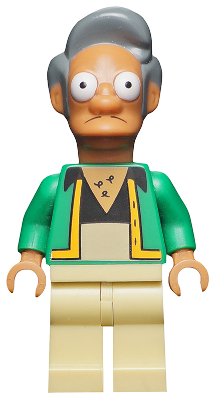 LEGO-The Simpsons Series - Apu Nahasapeemapetilon (Minifigure Only) Tweedehands