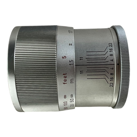 Leica Zodan short focusing mount voor Visoflex I en II, zilveren scherpstelvatting met afstandsschaal, tweedehands