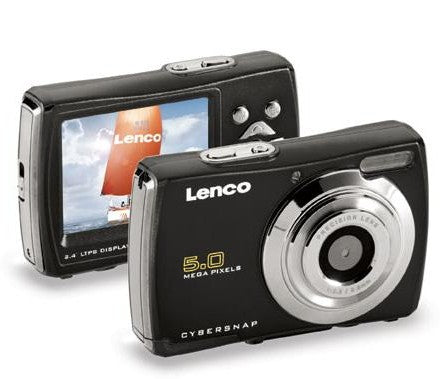 Lenco-DC-511 Digitale Compact Camera met 5 Megapixels (Nieuw)