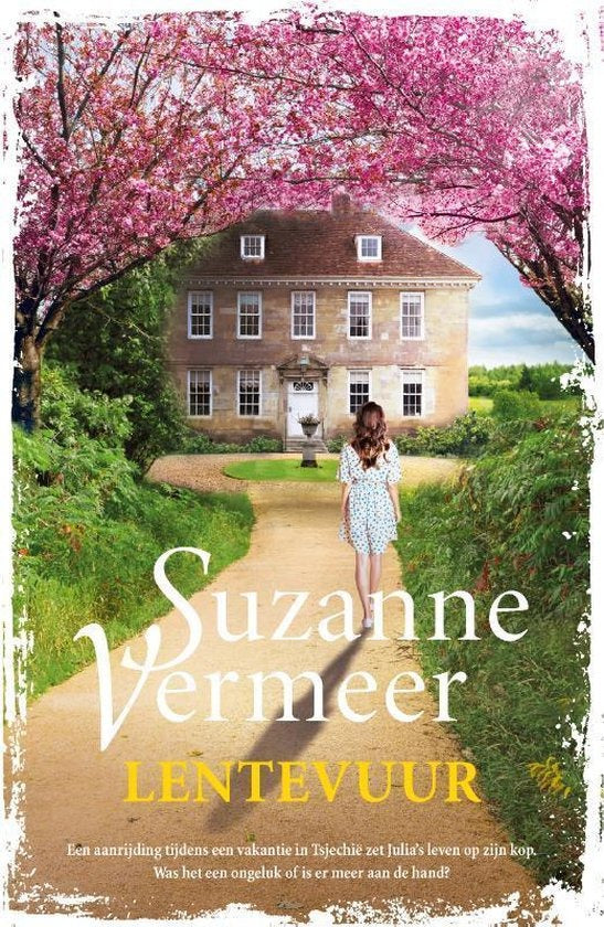 Lentevuur, Suzanne Vermeer, boekomslag voorkant, tweedehands