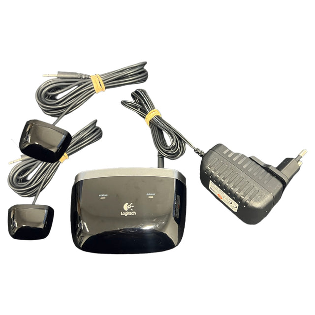 Logitech Harmony IR Extender System voor Harmony One, zwart met kabels en voedingsadapter, tweedehands