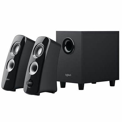Logitech-Z323 - 2.1 Luidsprekersysteem met Subwoofer Tweedehands