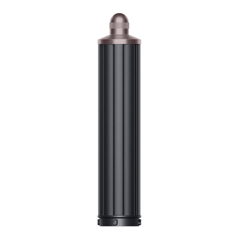 Long barrel 40 mm krulopzetstuk voor Dyson Airwrap, Ceramic Pink Rose Gold uitvoering, donkergrijs met rosegouden dop, rechtop