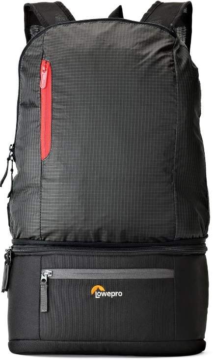 Lowepro-Passport Duo Tas - 3‑in‑1, Heup‑ en Rugzakfunctie - Zwart (Nieuw)
