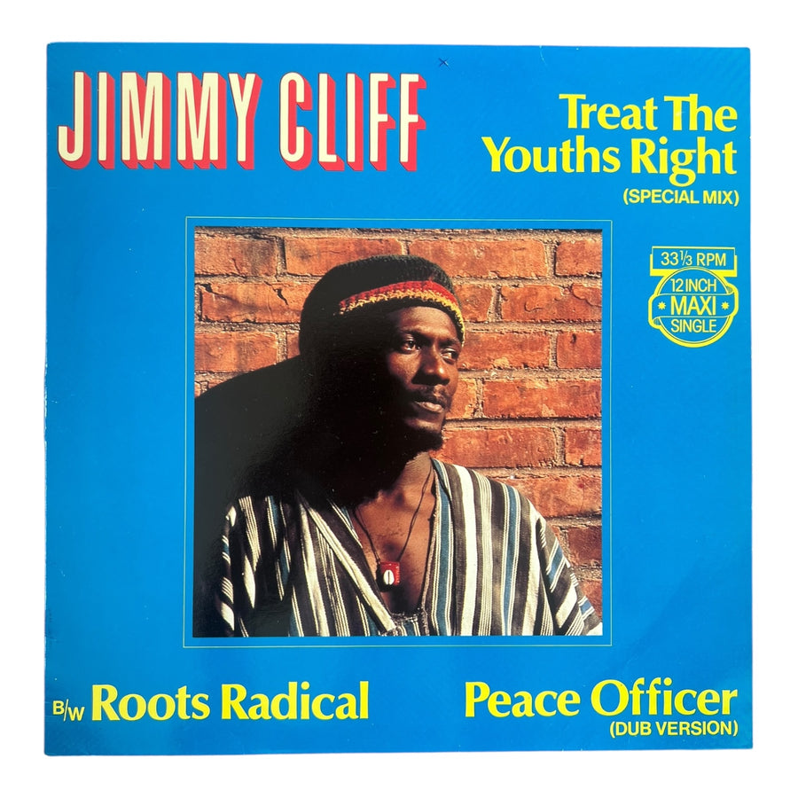 LP-Jimmy Cliff – Treat The Youths Right | 12" Maxi Single | Reggae | 1980s | Special Mix + Dub Tweedehands