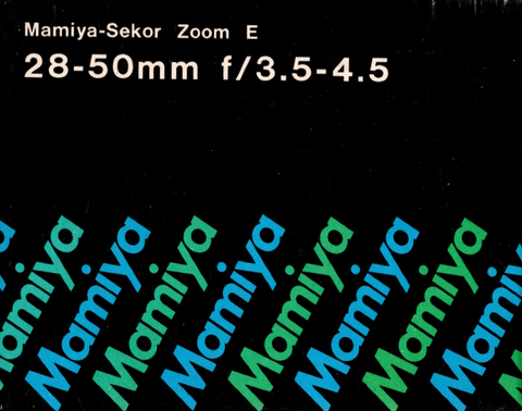 Mamiya-Mamiya-Sekor Zoom E 28–50mm f/3.5–4.5 (Nieuw)