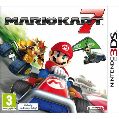 Nintendo 3DS Mario Kart 7, doos voorkant, tweedehands