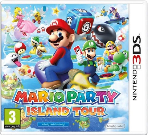 Nintendo 3DS Mario Party Island Tour, doos voorkant, standaarduitgave, tweedehands
