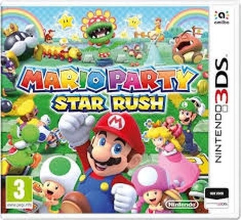 Nintendo 3DS Mario Party Star Rush, doos voorkant, tweedehands