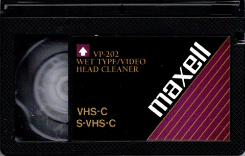 Maxell-VHS-C Dry Head Cleaner VP-202 (Nieuw)