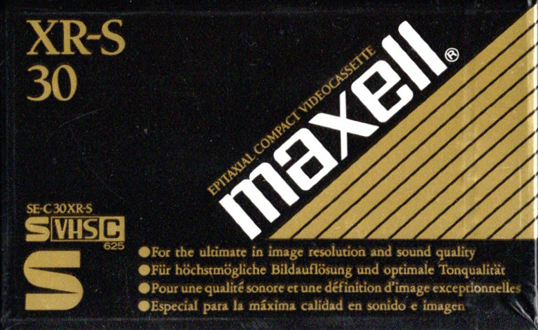 Maxell-XR-S 30 Epitacial Compact Videocassette SE-C (Nieuw)