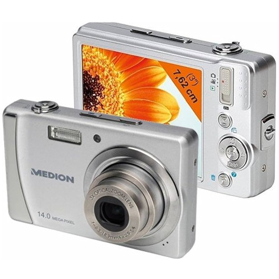 Medion-Life P43008 Digitale Compact Camera - Zilver (Nieuw)