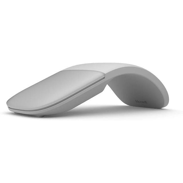 Microsoft Arc Mouse 1791 draadloze bluetooth muis, grijs, schuin van boven