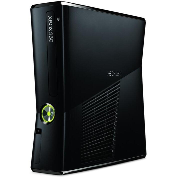 Microsoft-Losse Xbox 360 S (Slim) Console - Zwart (Nieuw)