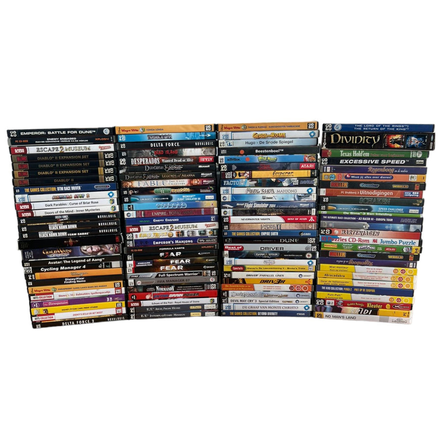 Microsoft-Mega Lot van 100x PC Games - LOT 3 Tweedehands