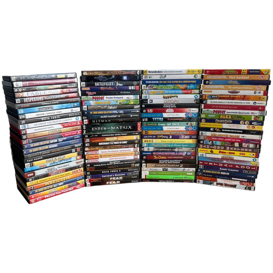 Microsoft-Mega Lot van 100x PC Games - LOT 4 Tweedehands