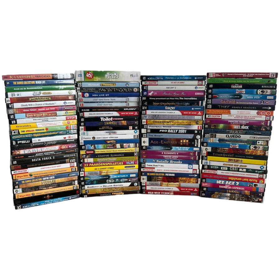 Microsoft-Mega Lot van 100x PC Games - LOT 5 Tweedehands
