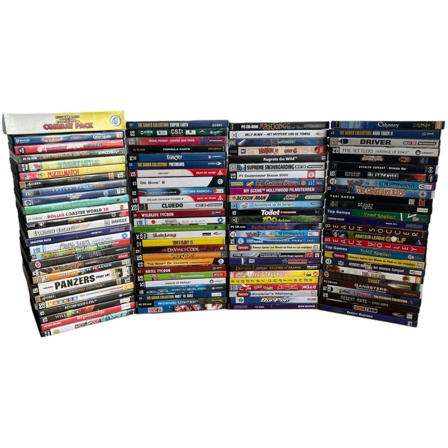 Microsoft-Mega Lot van 100x PC Games - LOT 6 Tweedehands
