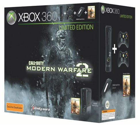 Microsoft-Xbox 360 Elite Console - Modern Warfare 2 Limited Edition (MW2) (In doos) Tweedehands