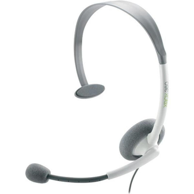 Microsoft Xbox 360 headset, wit-grijs, met microfoon en snoer