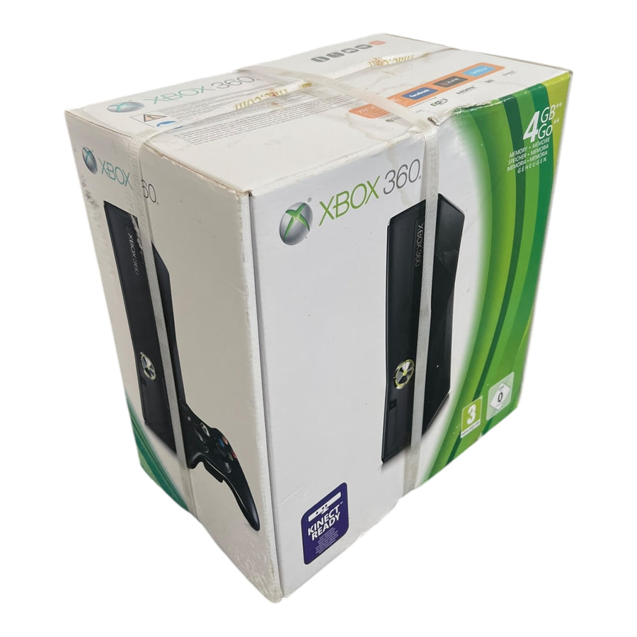 Microsoft-Xbox 360 S Console - 4 GB (Geseald, Nieuw in beschadigde doos)