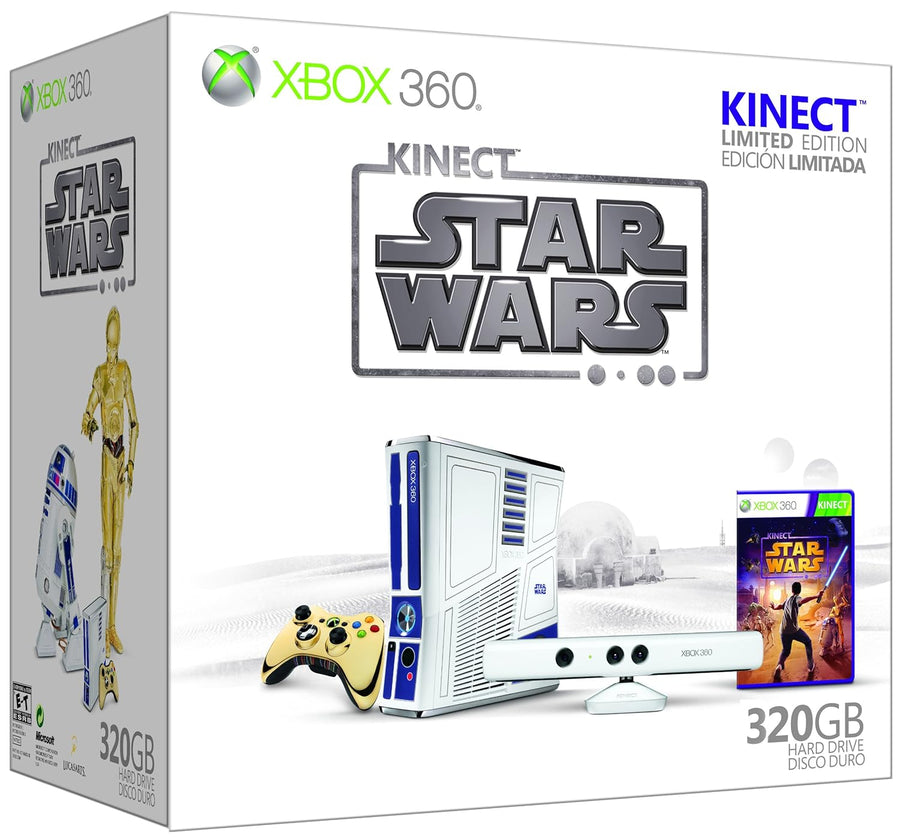 Microsoft-Xbox 360 S Console + Kinect - Star Wars Limited Edition (Nieuw)