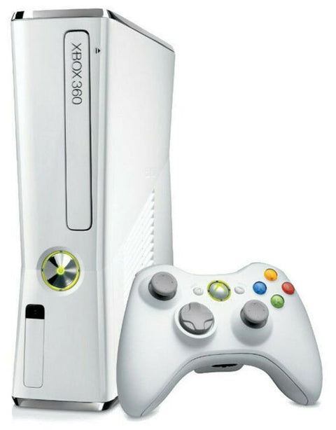 Microsoft-Xbox 360 S (Slim) Console - Wit Tweedehands