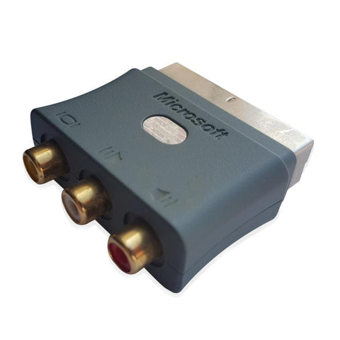 Microsoft-Xbox 360 Scart Blokje - Grijs Tweedehands