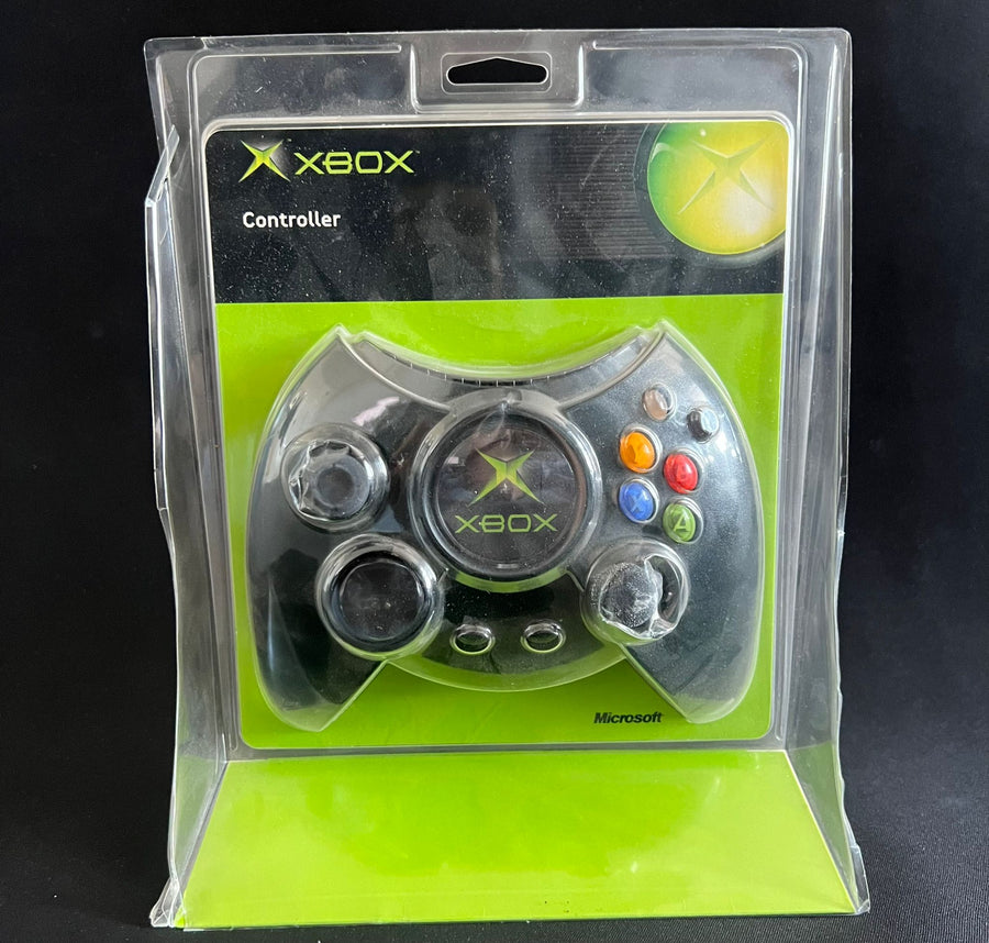 Microsoft-Xbox Classic Duke Controller - Zwart (Nieuw in blister)-tweedehands
