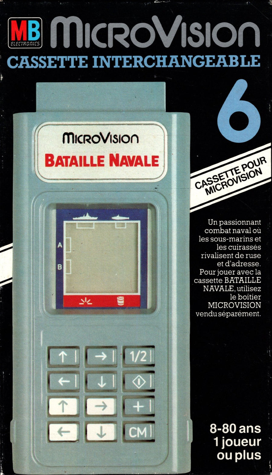 MicroVision-Bataille Navale (Sea Duel) Nr.6 Cartridge (In doos) Tweedehands