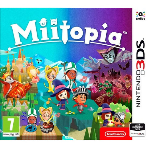 Nintendo 3DS Miitopia, doos voorkant