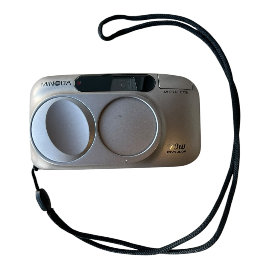 Minolta-Riva Zoom 70W 35mm Zoom Point and Shoot Film Camera Tweedehands