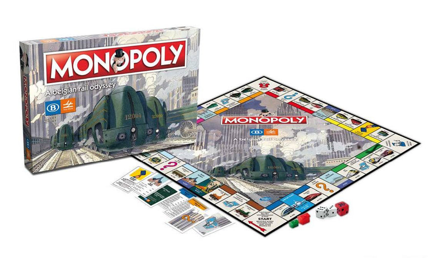 Hashbro-Monopoly - A Belgian Rail Odyssey - Bordspel (Nieuw)