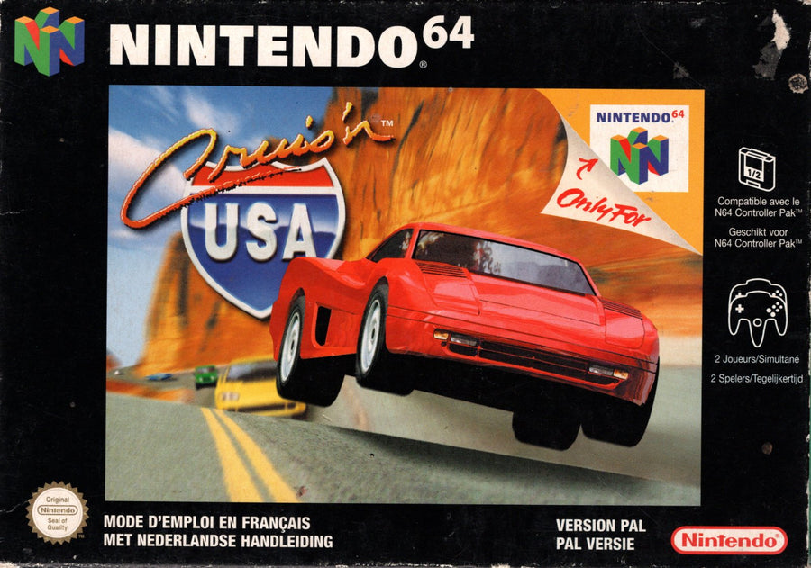 N64-Cruis'n USA (In doos) Tweedehands