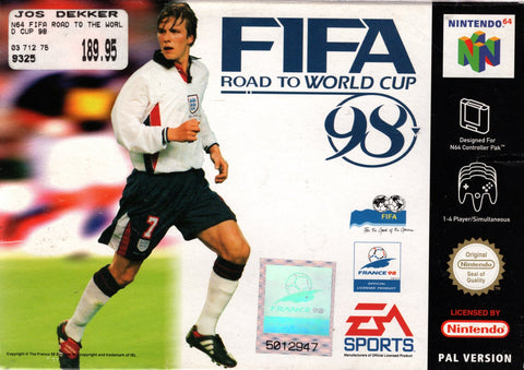 N64-FIFA Road To World Cup 98 (In doos) Tweedehands