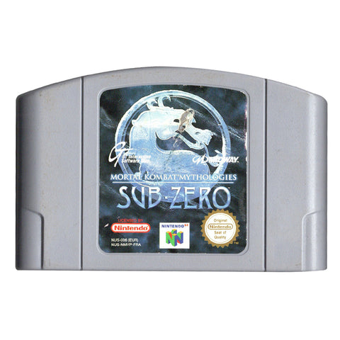 N64-Mortal Kombat Mythologies: Sub-Zero (Losse cassette)-tweedehands