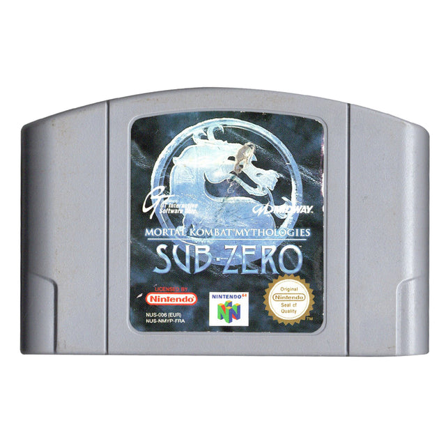 Nintendo 64 Mortal Kombat Mythologies Sub-Zero, losse cassette, tweedehands