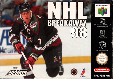 N64-NHL Breakaway 98 (In doos) Tweedehands