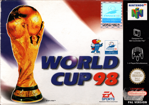 N64-World Cup 98 (In doos) Tweedehands